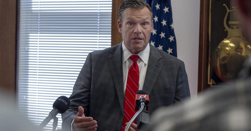 Kobach urged Congress to legislate birth tourism hours before judge blocked Trump's order Anna Kaminski Kansas Reflector Sep 3, 2026 Sep 3, 2026 Updated 2 mins ago