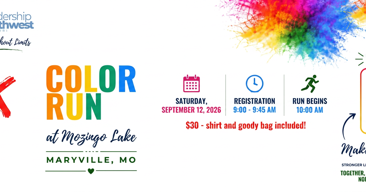 Class project puts leadership in motion with Color Run at Mozingo Lake