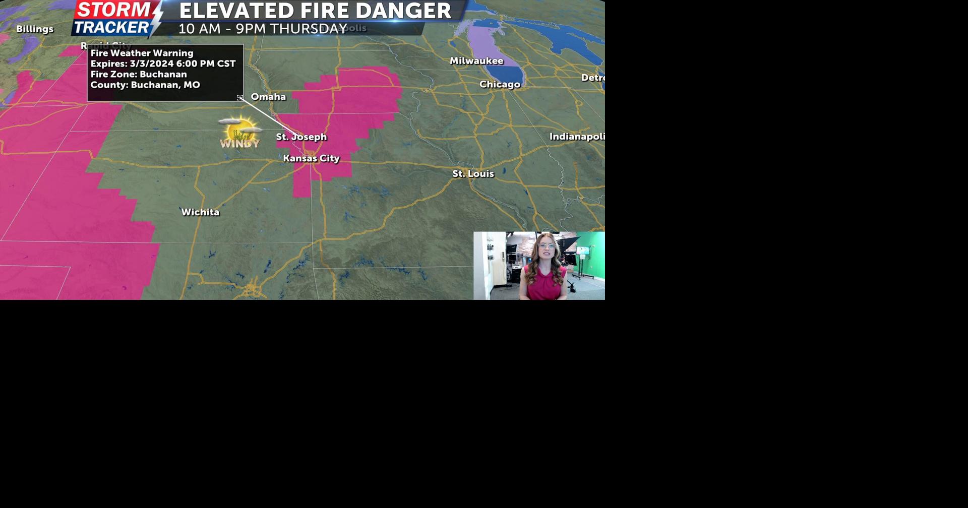 Red flag warning for tomorrow | Weather | newspressnow.com