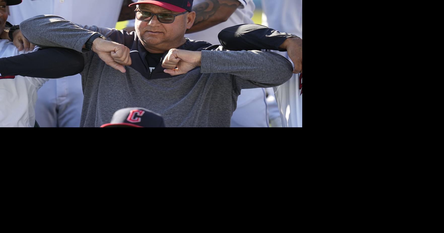 Manager Terry Francona of the Boston Red Sox argues with an umpire