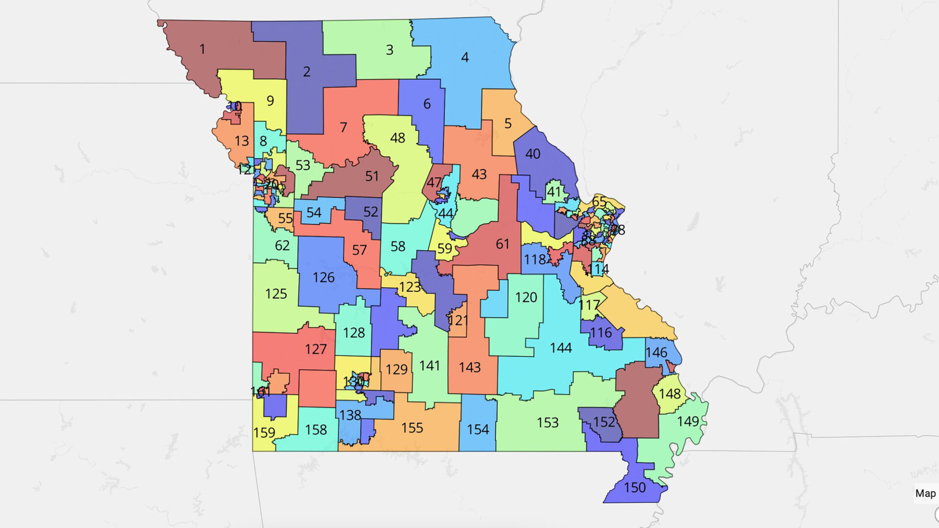 New Missouri State House Map Finalized Government Newspressnow Com   61eb452756063.image 