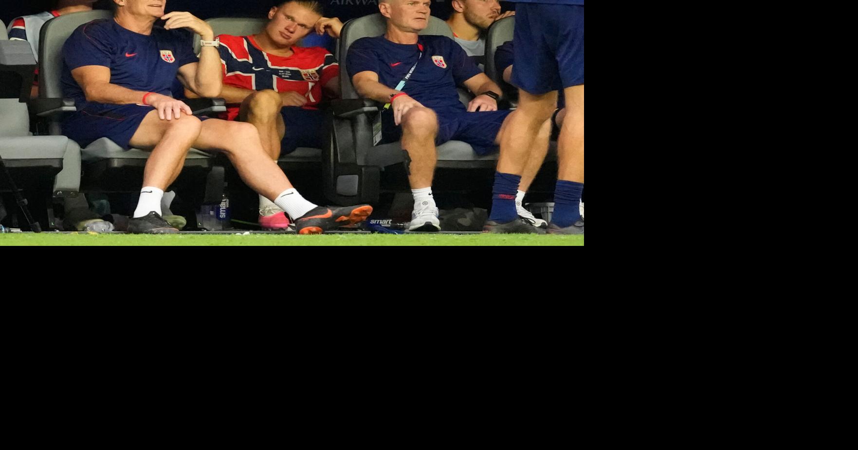 Erling Haaland neutralized by England and subbed off late as Norway's World Cup run ends Erling Haaland's day ended earlier than many expected By TIM REYNOLDS - AP Sports Writer Jul 11, 2026 Jul 11, 2026 Updated 39 sec ago