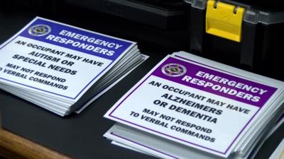 Sheriff Seeks To Help Communication With Identifying Stickers Local News Newspressnow Com We print the highest quality dementia stickers on the internet. communication with identifying stickers