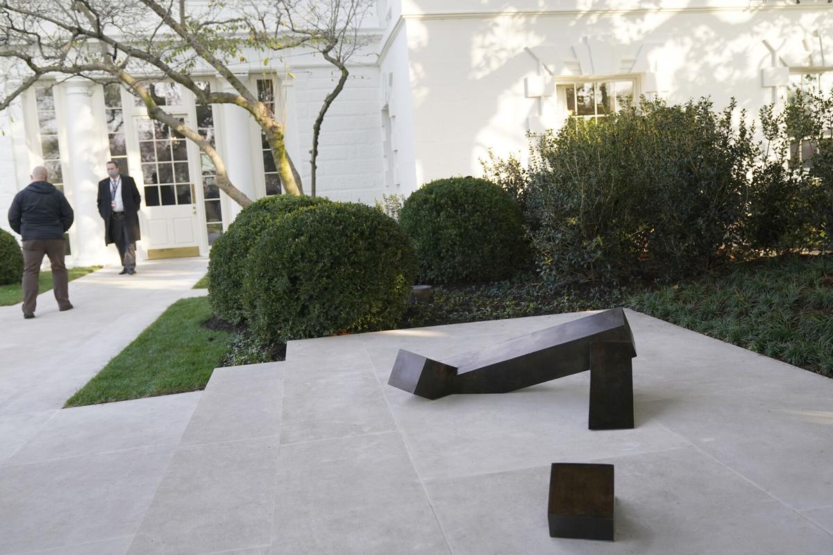 White House Rose Garden Adds Japanese American S Sculpture Newspressnow Com