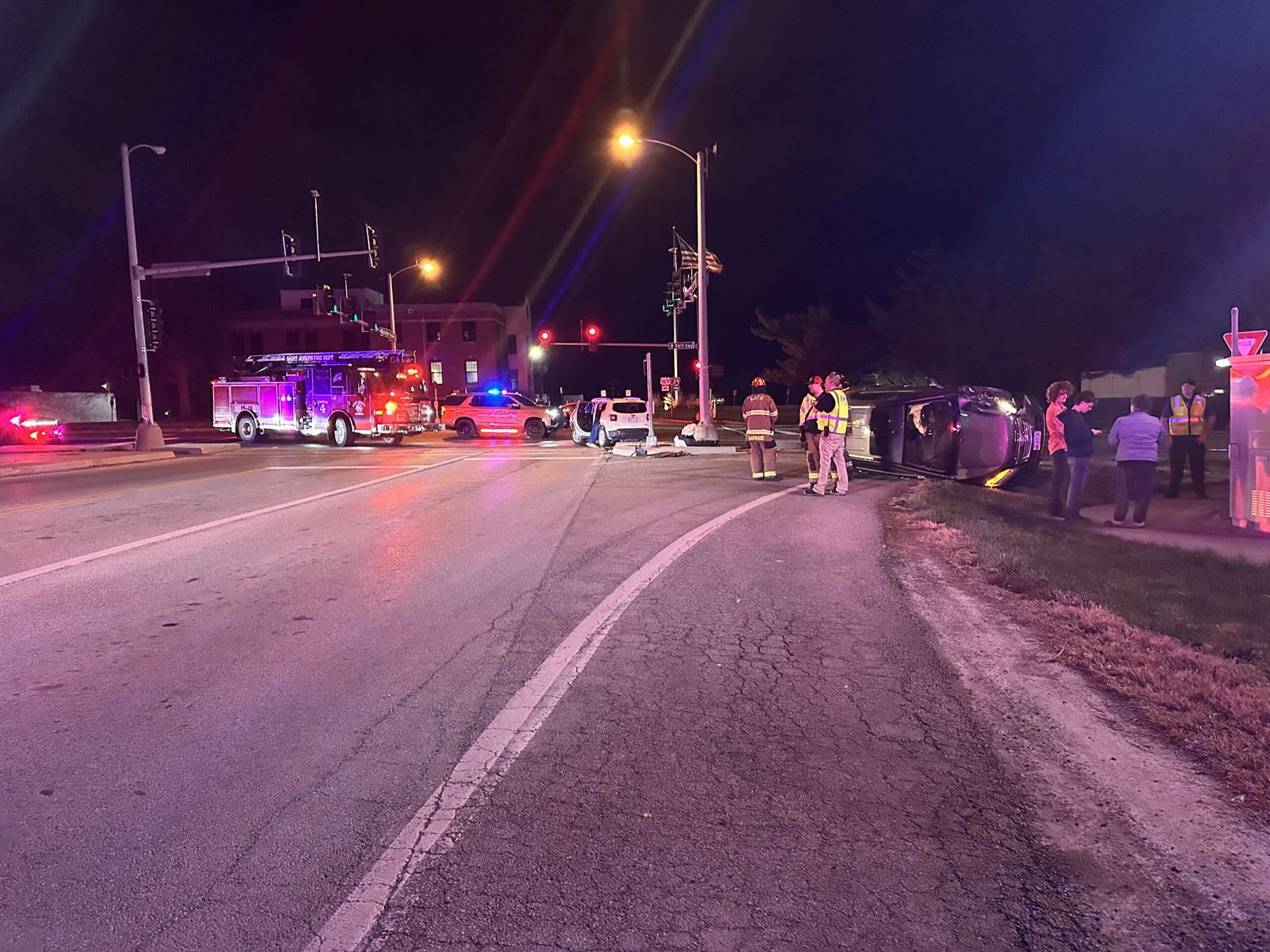 Emergency crews respond to two-vehicle crash | Public Safety ...