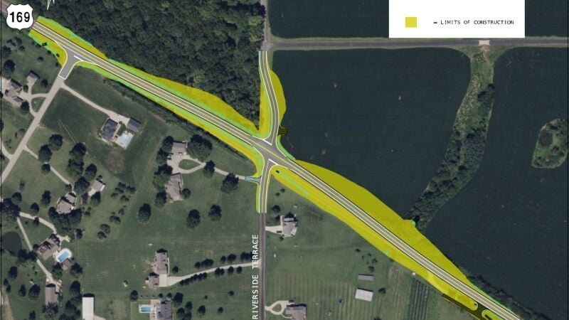 MoDOT construction project for U.S. Route 169, Riverside Terrace ...