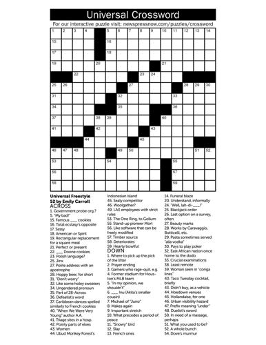 122422_PUZ_12-24 crossword.JPG | | newspressnow.com