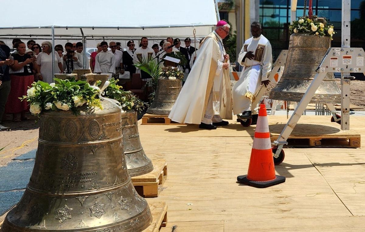Hearing the 'voice of God' — Bells are blessed at Epiphany Cathedral ...