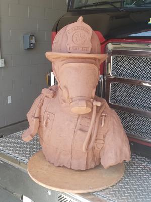 St Joseph artist creating sculpture to honor firefighters