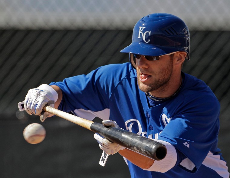 Kansas City, MO, USA. 29th Mar, 2018. Alex Gordon #4 of the Kansas