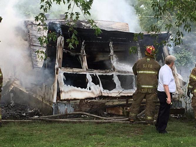 Trailer home destroyed in fire | Local News | newspressnow.com
