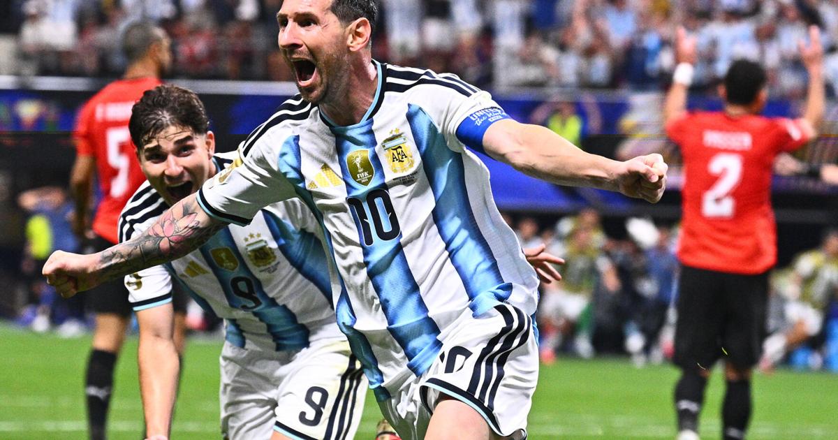 Lionel Messi lleva a Argentina a la remontada sobre Egipto