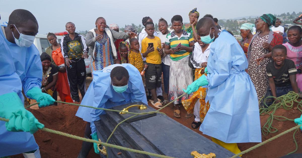 Congo's Ebola outbreak is on track to surpass the deadliest one in history, WHO chief says The World Health Organization is warning that the Ebola outbreak in Congo is on track to surpass the deadliest one in history By STEFANIE DAZIO and MARK BANCHEREAU - Associated Press Aug 12, 2026 Aug 12, 2026 Updated 15 mins ago
