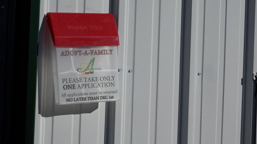 Adopt-a-family application box