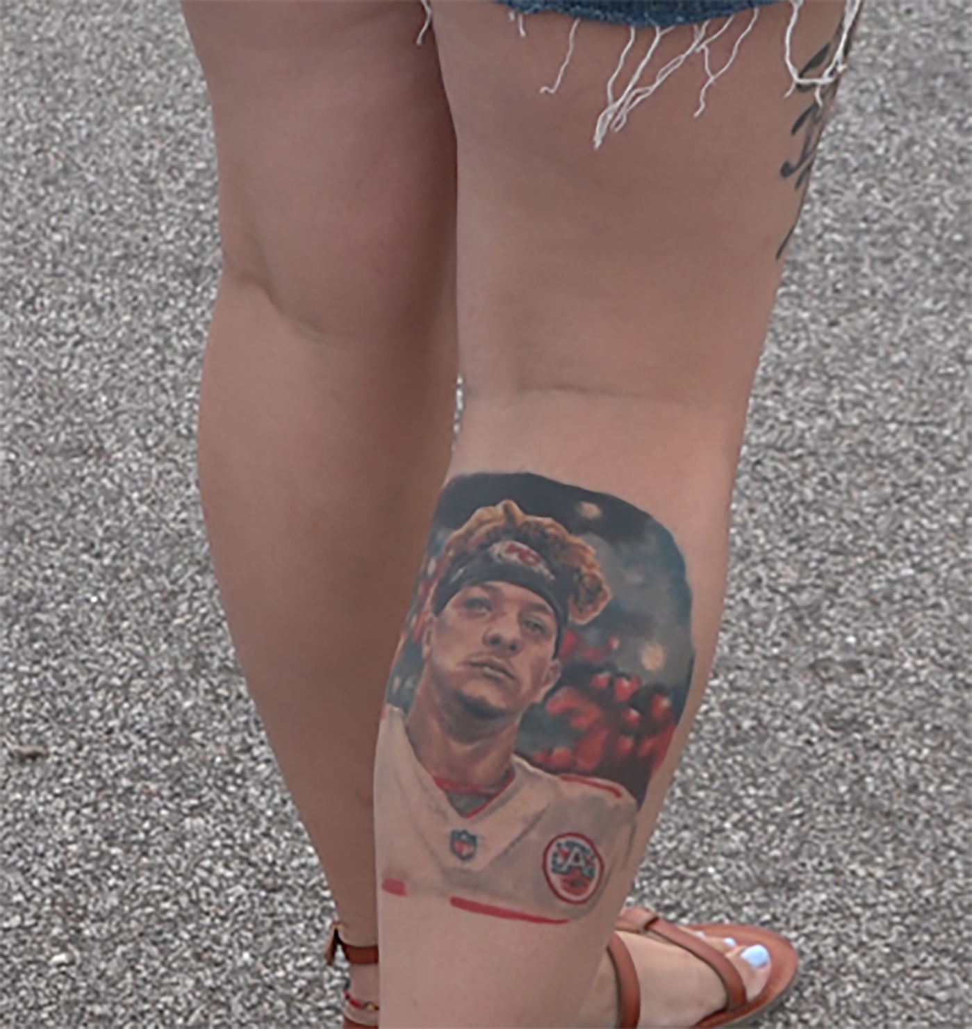 Patrick Mahomes new tattoo much different than Aaron Rodgers first
