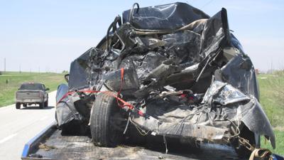 highway two accident killed newspressnow westbound saturday vehicle were crash