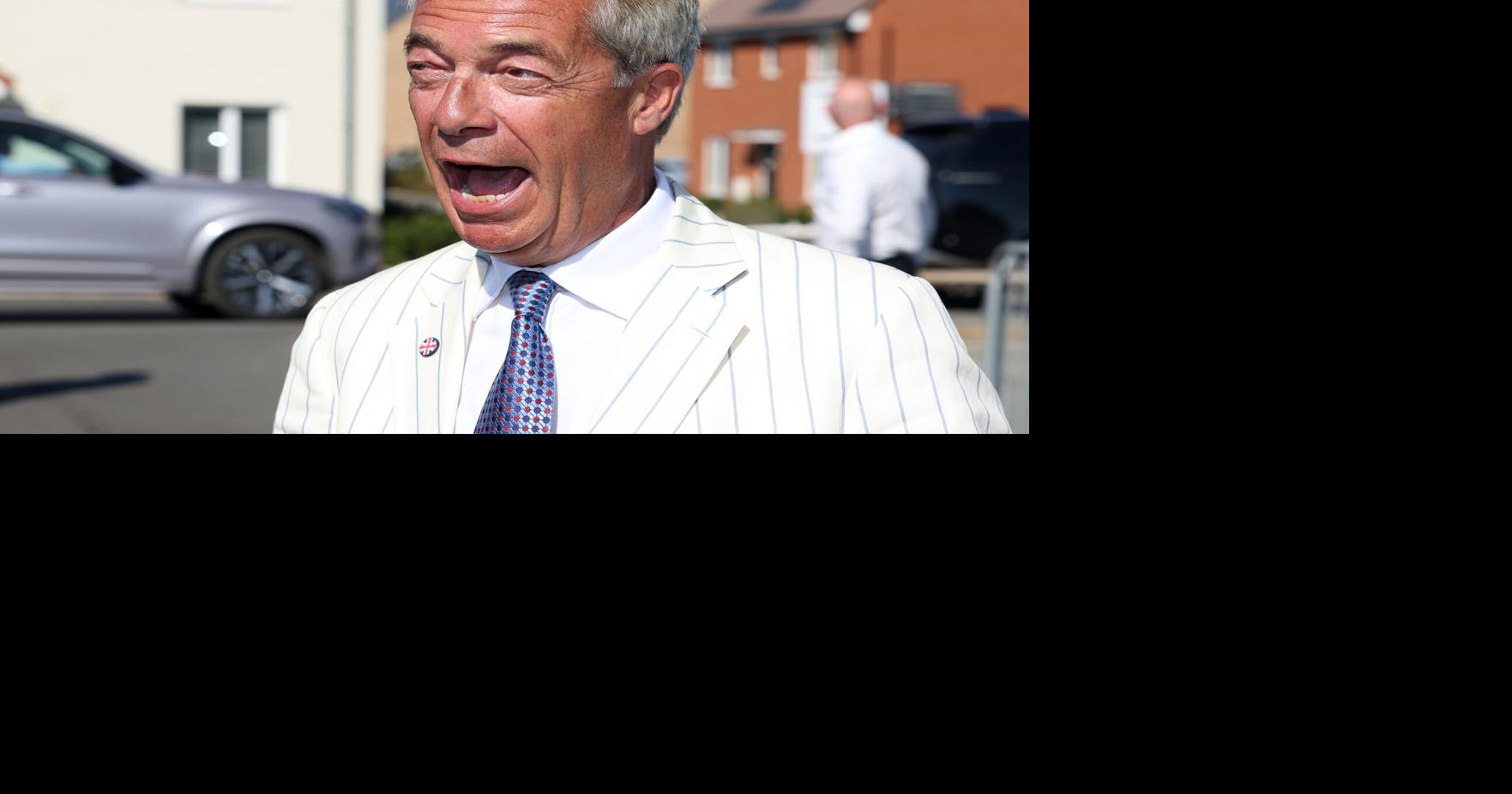 Nigel Farage beats Count Binface in widely mocked election By BRIAN MELLEY - Associated Press Aug 14, 2026 Aug 14, 2026 Updated 1 hr ago