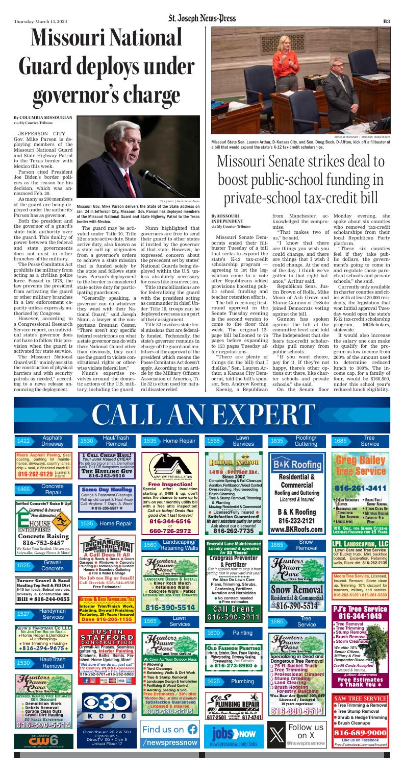 Page B3 | News Press Now | Newspressnow.com