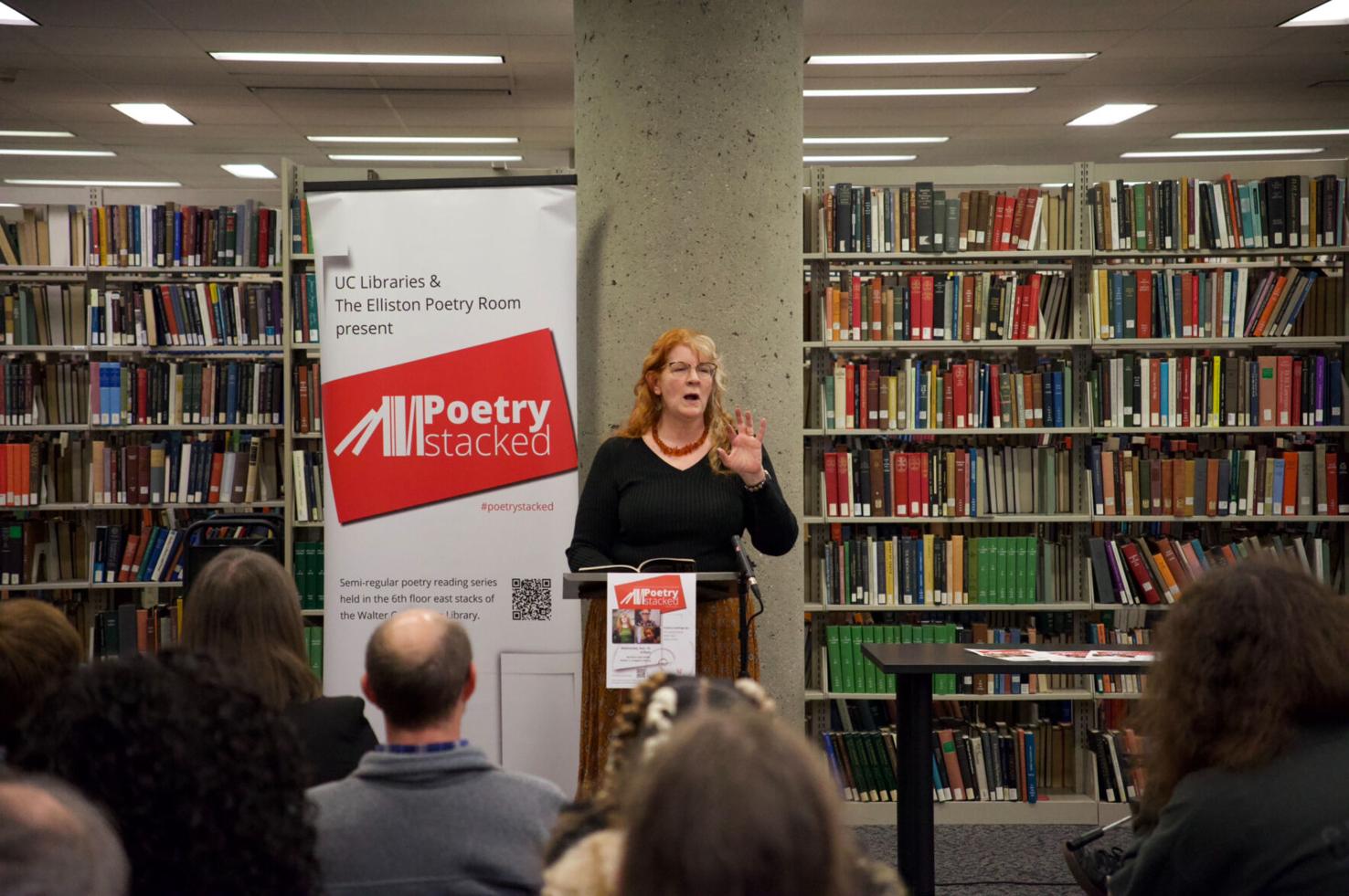UC Libraries hold “Poetry Stacked” reading at Langsam Library | News ...