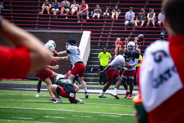 UC football spring game Both sides of the ball present impressive