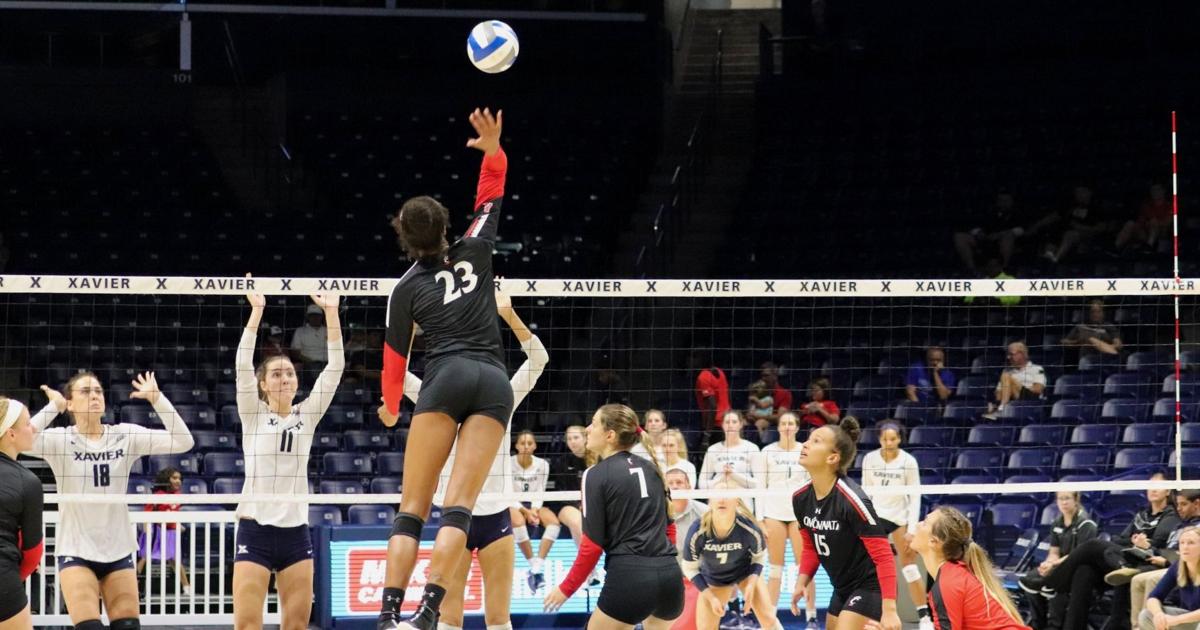 UC volleyball sweeps Xavier in fifth consecutive crosstown victory ...