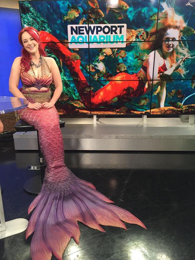 Mermaids put on new mystical show at the Newport Aquarium College