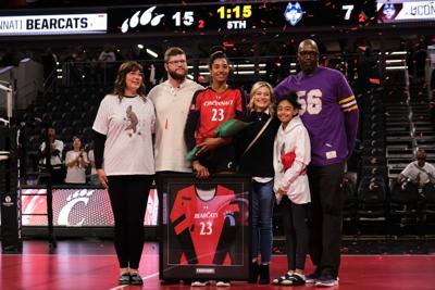 UC volleyball: Thompson has historic match on senior day ...