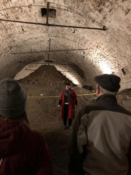John Kauffman Brewing Co. lager cellar and brewery tunnels