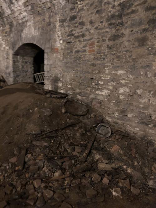 John Kauffman Brewing Co. lager cellar and brewery tunnels