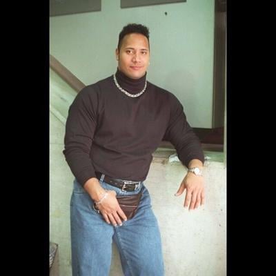 This Turtleneck Is Perfect for The Rock Meme Halloween Costume