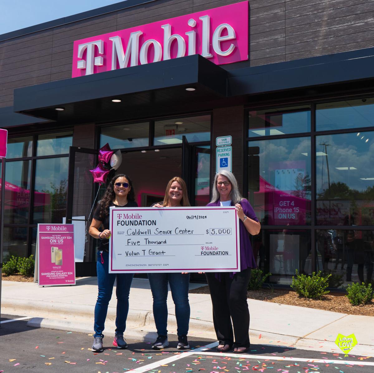 Senior Center receives $5,000 grant from T-Mobile for community 