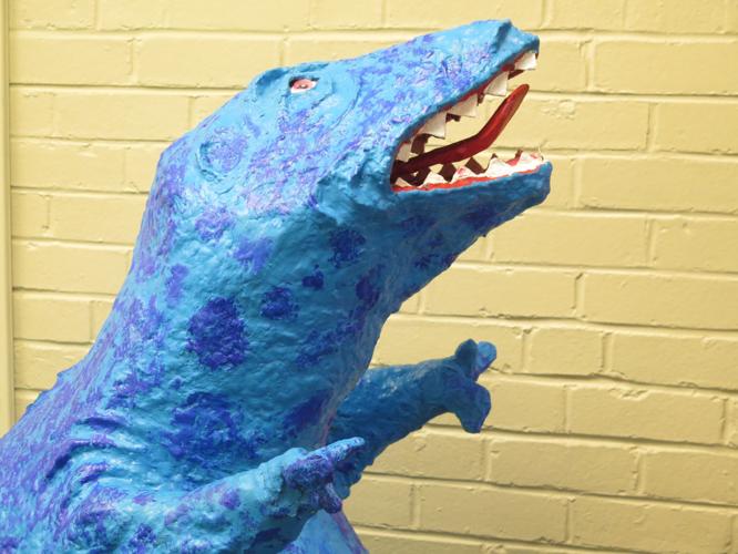 Librosaurus Lucy the dinosaur a 'legend' at Augusta County Library in Fishersville