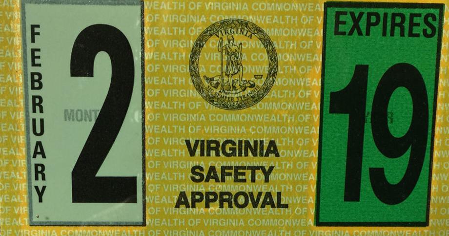 New Virginia car inspection stickers are smaller, less susceptible to ...