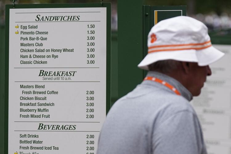 Affordable Masters' menu shows no signs of inflation