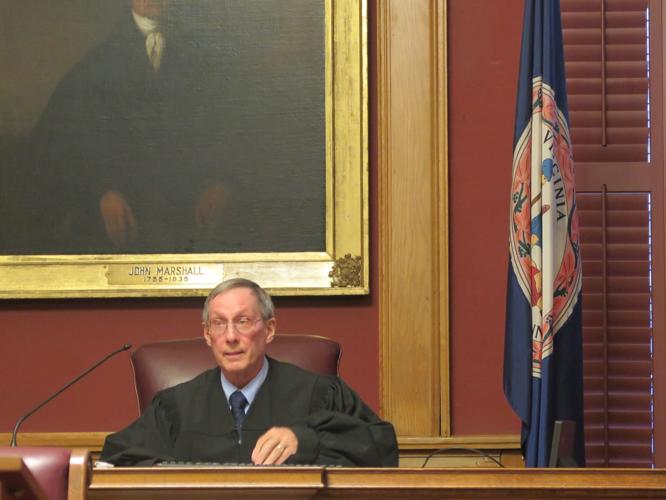 Judge Victor Ludwig honored with portrait in Augusta County Circuit Court