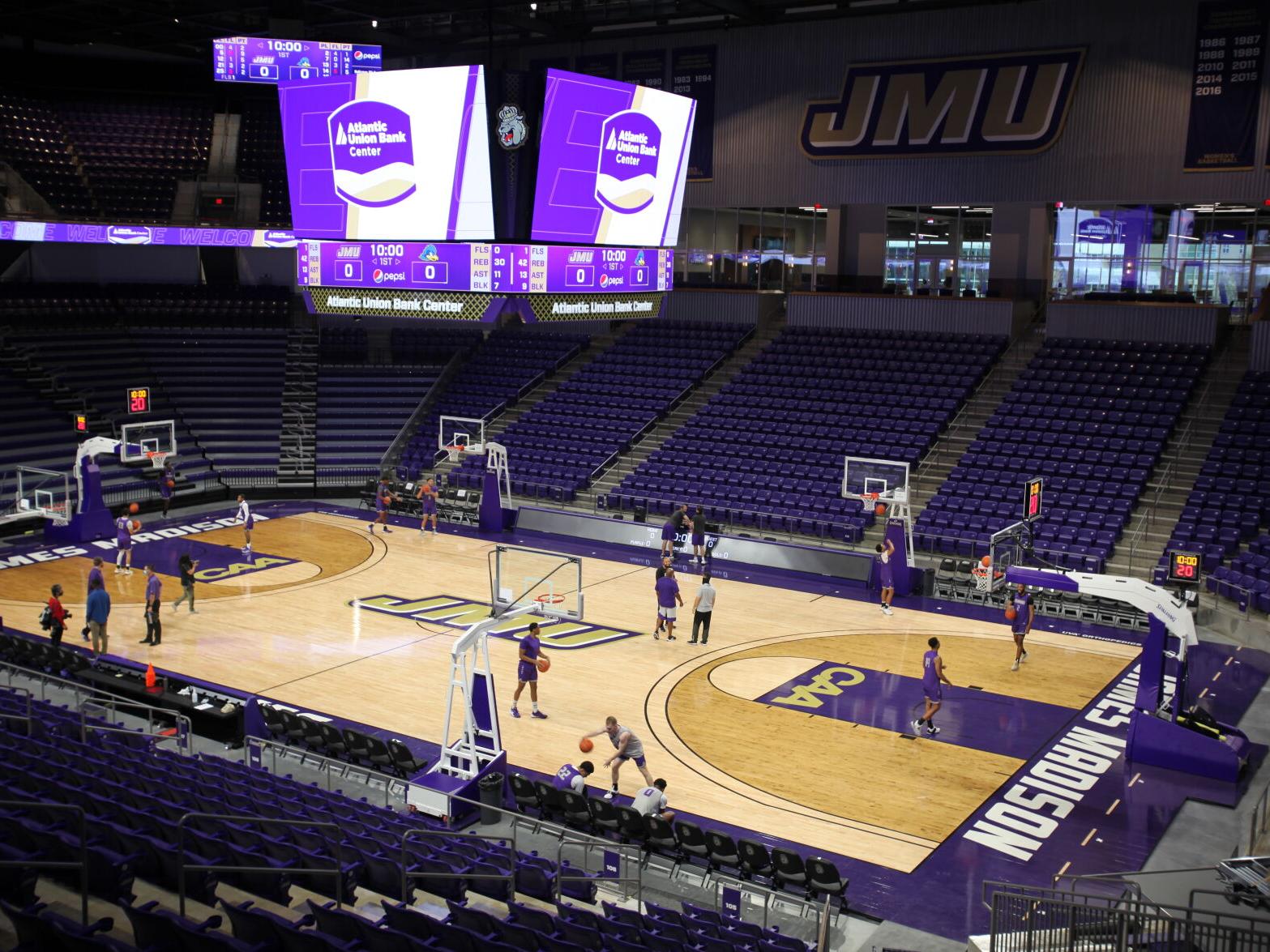 Dukes New Digs Jmu S New Atlantic Union Bank Center Sets Us Apart Sports News Newsvirginian Com