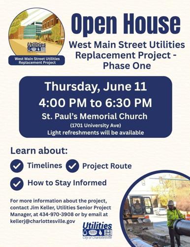 Open House: Phase One of the West Main Street Utilities Replacement Project