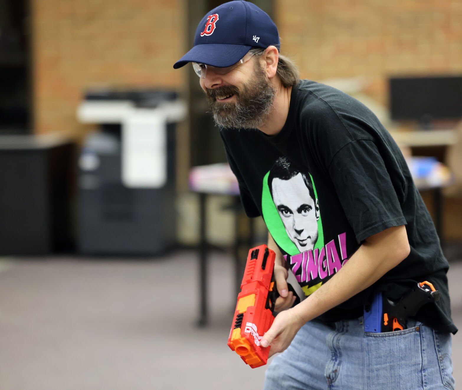 Waynesboro Public Library hosts Nerf gun battle for adults