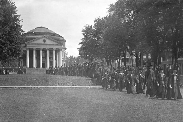 Final Exercises have not always been a walk on the Lawn