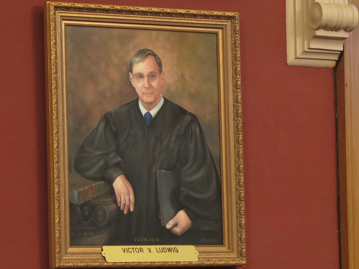 Judge Victor Ludwig honored with portrait in Augusta County Circuit