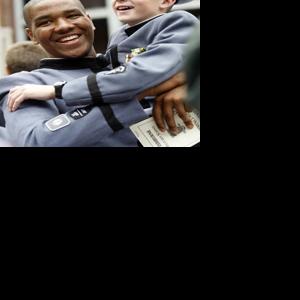 Ex-colonel revels in role leading military school cadets