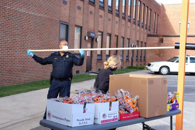 Waynesboro Police Department holds drivethru trickortreating event