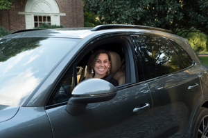 The Swan Ball Co-Chairs Host a Drive-Thru Committee Kick-Off