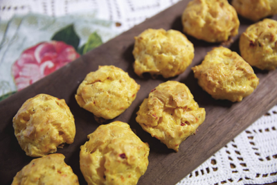 Deconstructing the Dish: Pimento Cheese Party Gougères