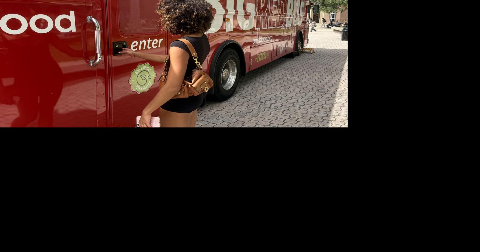 OneBlood buses at Memory Mall offer students chance to help save lives ...
