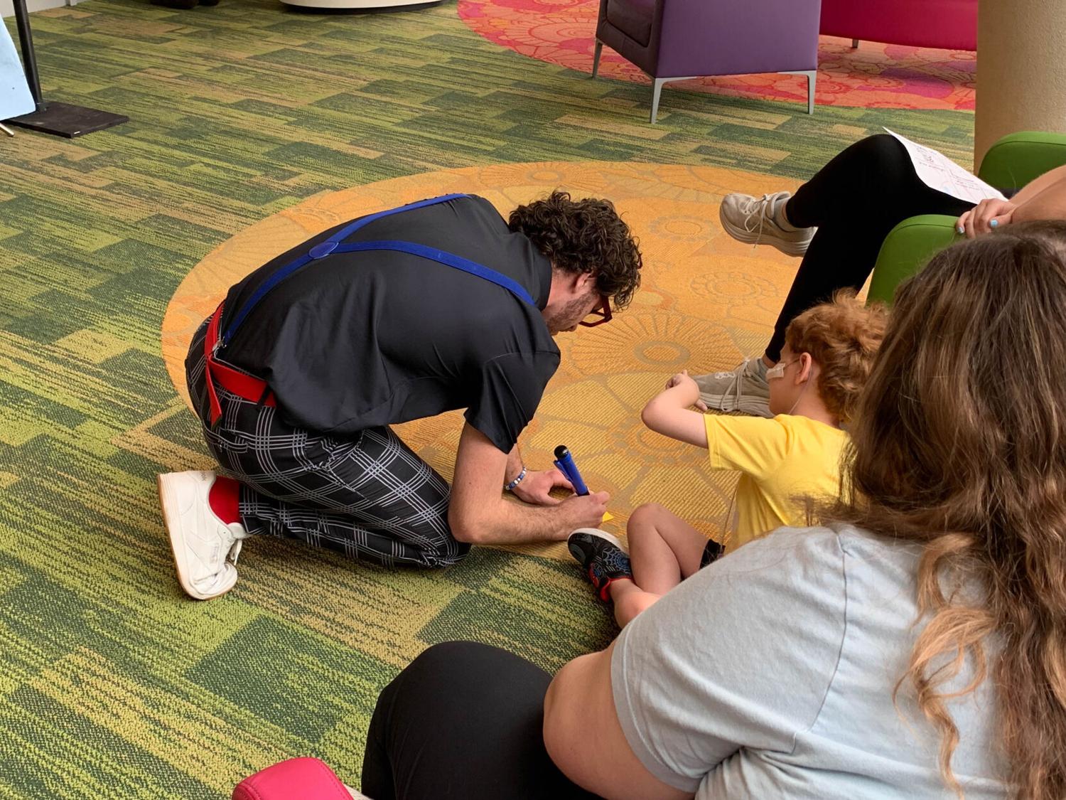 'A moment of joy’: Theatre students perform for hospitalized children