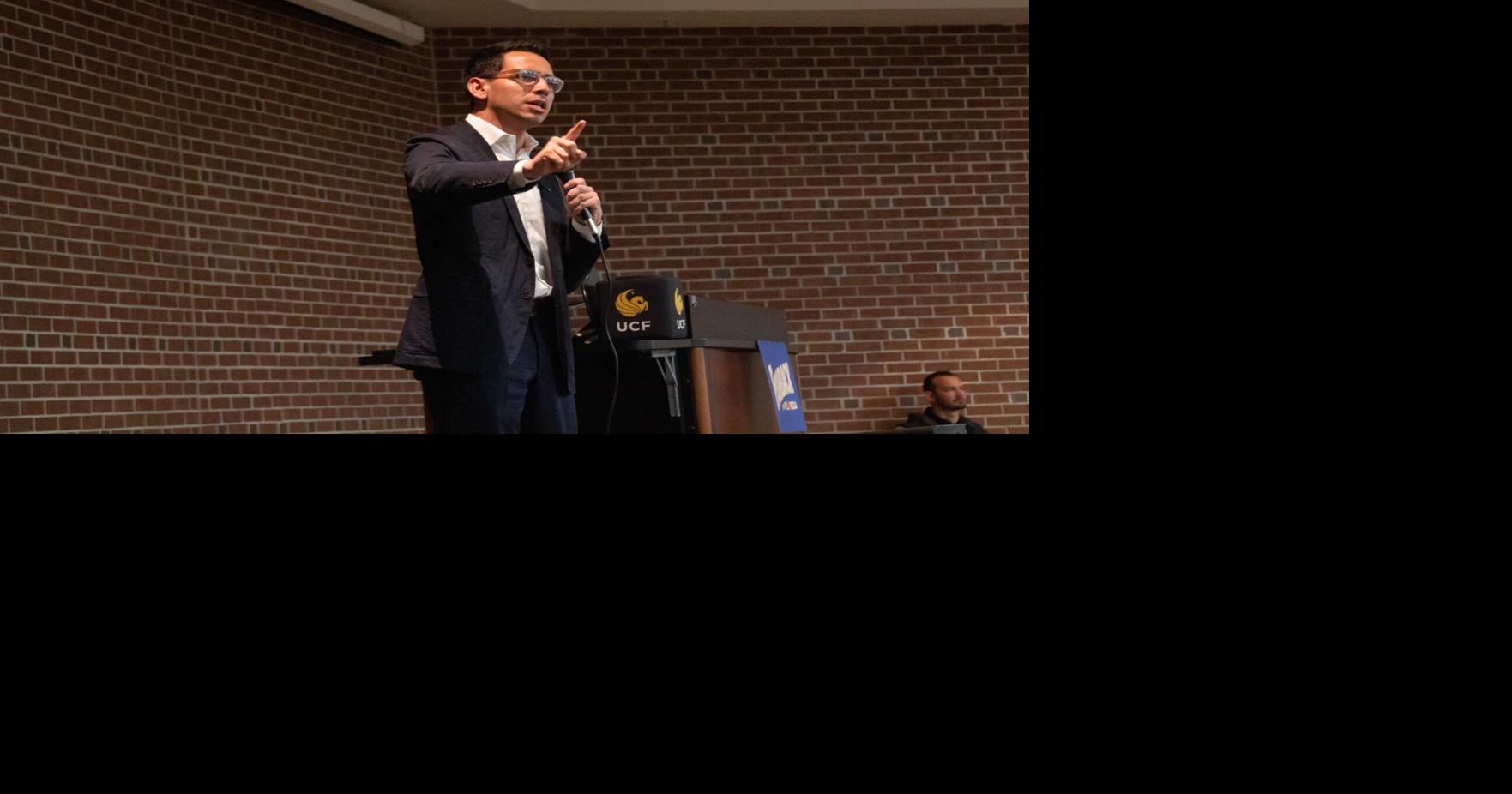 GALLERY: Controversial Florida gubernatorial candidate Fishback returns to campus