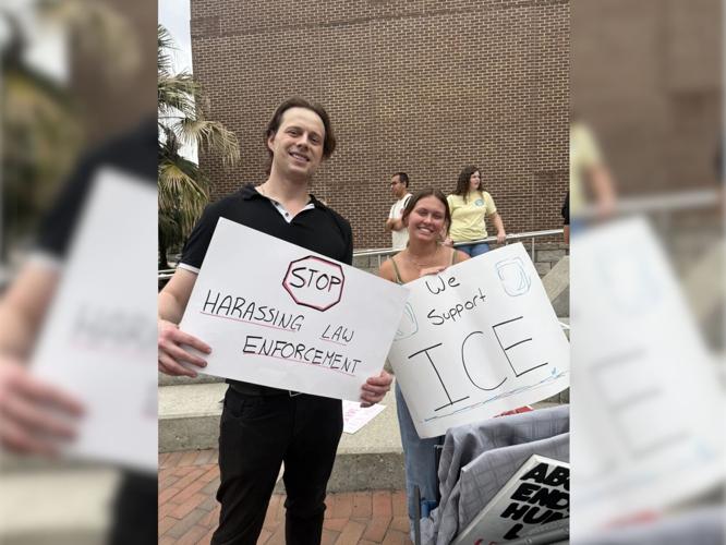 Sunrise UCF holds anti-ICE rally, promising action ahead of April ...