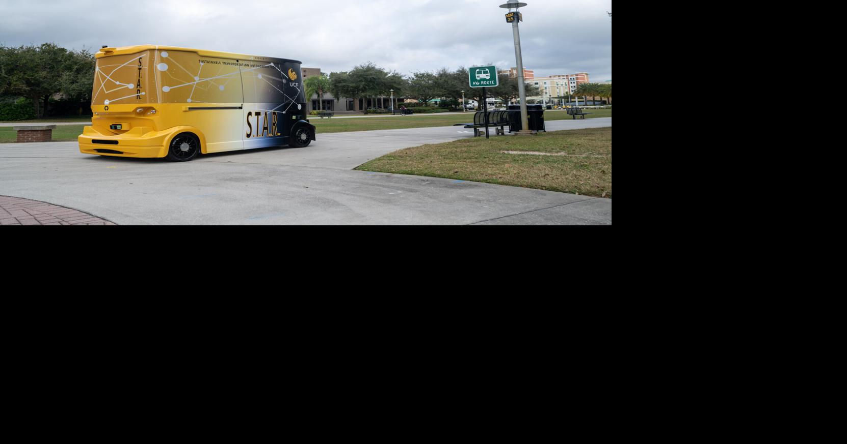 UCF's first driverless shuttle welcomes students on board | News | The ...