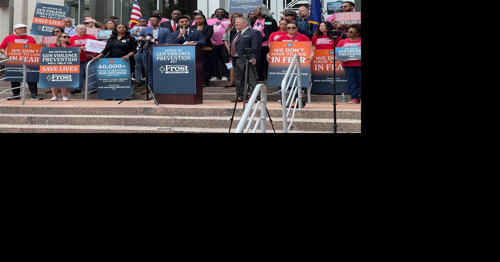Rep. Maxwell Frost announces legislation to create gun violence ...